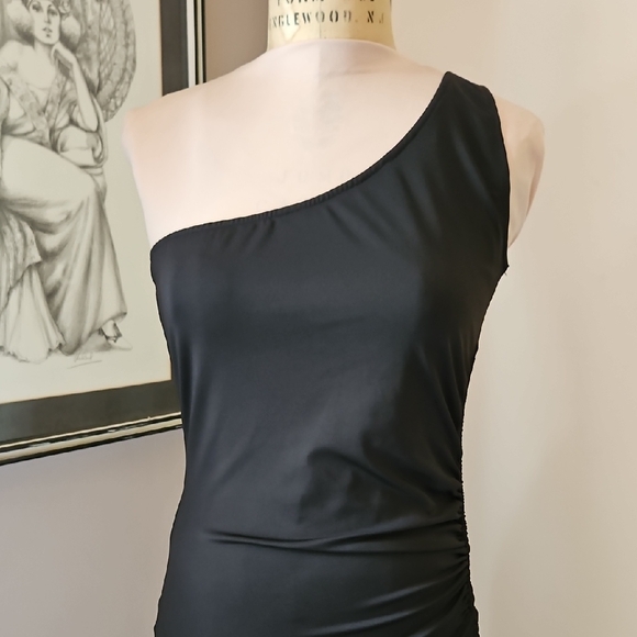 Stretch One-Shoulder Dress - Picture 2 of 9